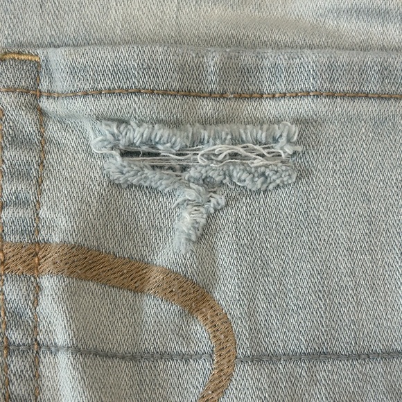 American Eagle High Rise Shortie Jean Shorts - Picture 6 of 13
